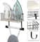 NEX™ Wall Mounted Ironing Board Hanger for T-Leg with Storage Basket